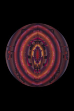 HSS-4, 38x38, 2010, ink on japanese fiber - relief print